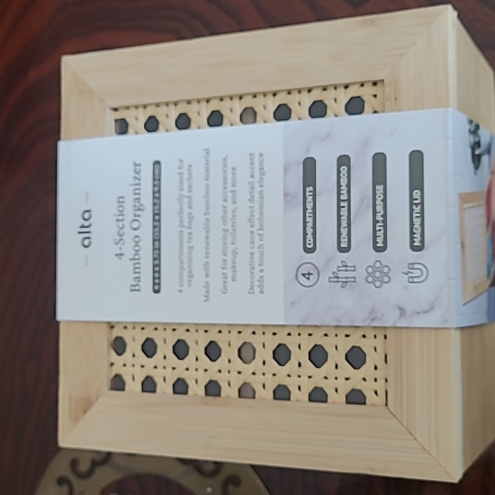 Bamboo Box Organizer - Picture 2 of 7